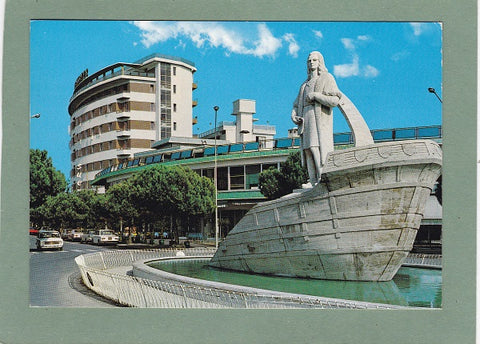 AK Abano Terme. Monumento a Cristoforo Colombo.