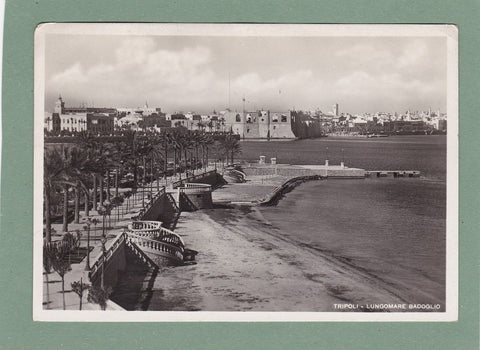 AK Tripoli – Lungomare Badoglio. (1937)