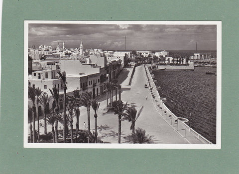 AK Libia – Tripoli. Lungomare Principe di Piemonte.