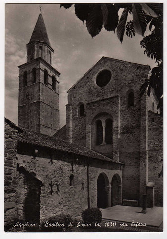 AK Aquileia – Basilica di Poppo (a. 1031) con bifora.