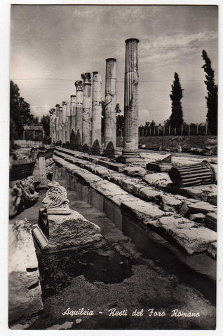 AK Aquileia – Resti del Foro Romano.