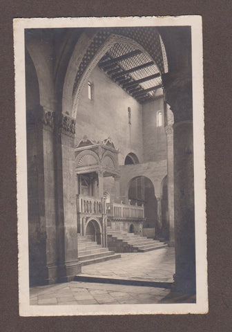AK Aquileia. Interno della Basilica. Transetto.