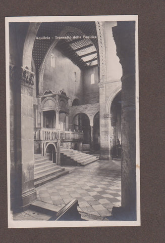 AK Aquileia - Transetto della Basilica.