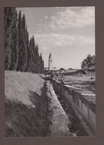 AK Aquileia. Porto fluviale romano e avanzi di mura.
