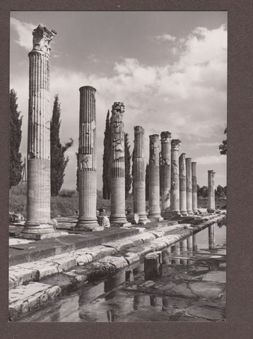 AK Aquileia. Le Colonne del Portico di Levante del Foto.