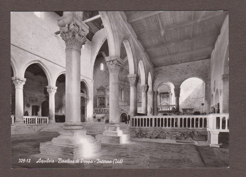 AK Aquileia - Basilica di Poppo - Interno.