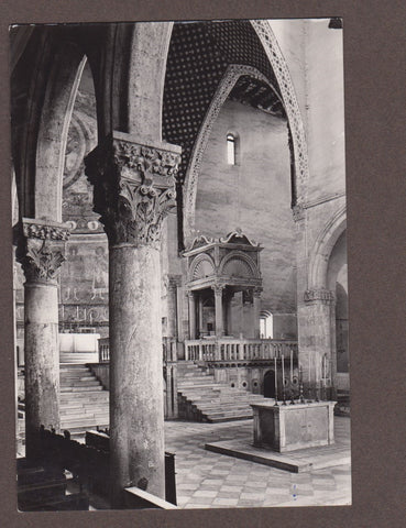 AK Aquileia. Interno della Basilica - Particolare.