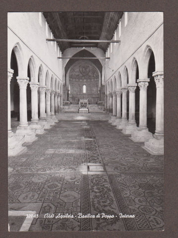AK Aquileia - Basilica di Poppo - Interno.
