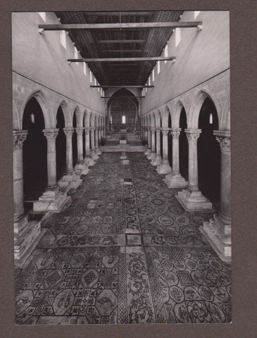 AK Aquileia. Interno della Basilica di Poppone.