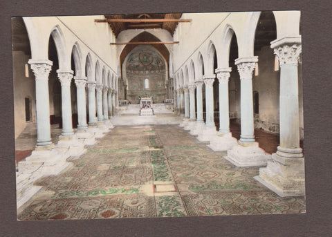 AK Aquileia. Die Basilika von Poppo - Innenraum.