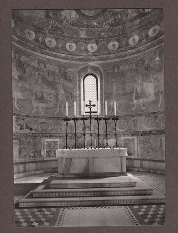 AK Aquileia. L'abside con gli affreschi del sec. XI.