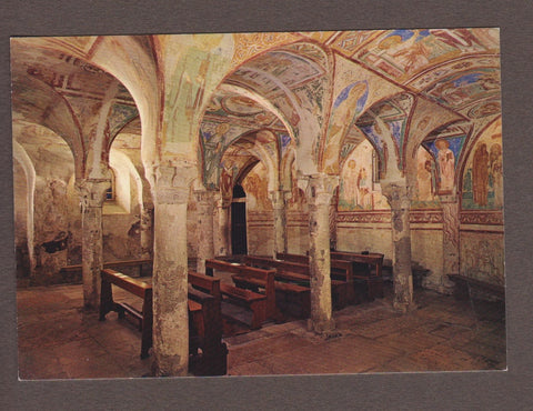 AK Aquileia. La cripta con le pitture del XII sec.