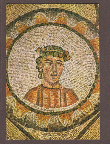 AK Aquileia. Basilica di Poppo Mosaico pavimentale (iniz. IV. secolo) Protome della primavera.