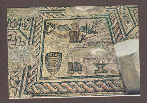 AK Aquileia - Basilica. Mosaico pavimentale (inizi del IV sec.) La Vittoria Eucaristica.