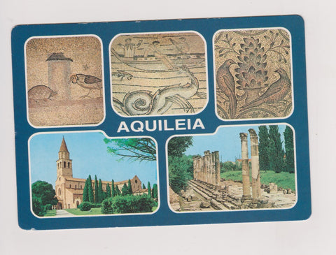 AK Aquileia. Basilica - Foto romano e mosaici.
