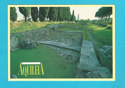 AK Aquileia. Porto fluviale di epoca romano.