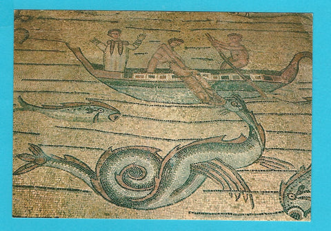 AK Aquileia. Mosaico pavimentale di Gionna.