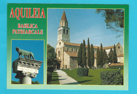 AK Aquileia. Basilica patriarcale e lupa capitolina.