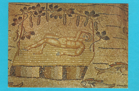 AK Aquileia. Giona in Riposo sotto le Piante delle Cucurbite.