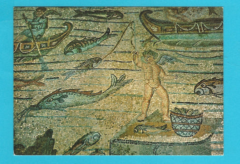 AK Aquileia. Mosaico - Scene di Pesca.