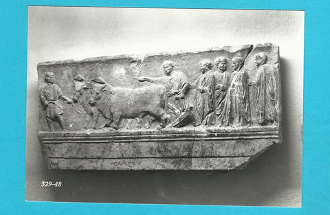 AK Aquileia. Particolare di un fregio rappresentante la fondazione di Aquileia.