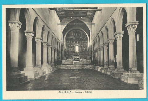 AK Aquileia - Basilica - Interno.