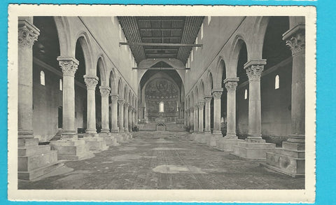 AK Aquileia. Interno della Basilica.
