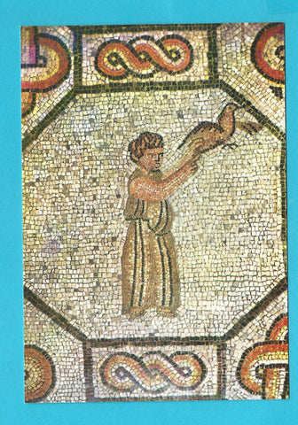 AK Aquileia. Basilica di Poppo. Mosaico pavimentale. Giovanetta offerente.