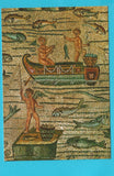AK Aquileia. Basilica di Poppo. Mosaico pavimentale. Scene di pesca.