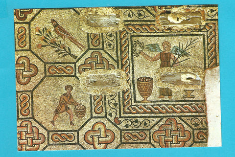 AK Aquileia. Basilica di Poppo. Mosaico pavimentale. La Vittoria Eucaristica.