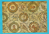 AK Aquileia. Basilica di Poppo. Mosaico pavimentale. Le stagioni, ritratti di donatori.