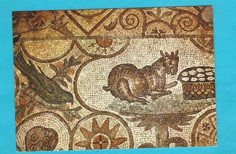 AK Aquileia - Basilica - Cripta degli scavi. Particolare del mosaico. Capretto con Cestello.