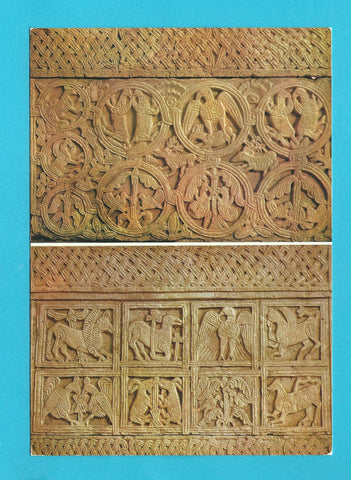 AK Aquileia. Basilica di Poppo. Plutei del sec. IX Arte Carolingia.