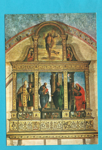AK Aquileia - Basilica di Poppo. Trittico di Pellegrino da S. Daniele.