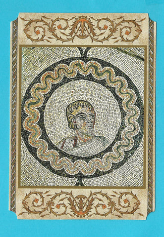AK Basilica di Aquileia. pavimento musivo. Figura di Donatrice.