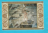 AK Basilica di Aquileia. pavimento musivo. Putto pescatore: dalla scena di Giona.