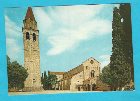 AK Aquileia. La Basilica di Poppo con Bifora.
