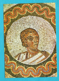 AK Aquileia. Basilica di Poppo. Mosaico pavimentale. Ritratto di benefattrice.