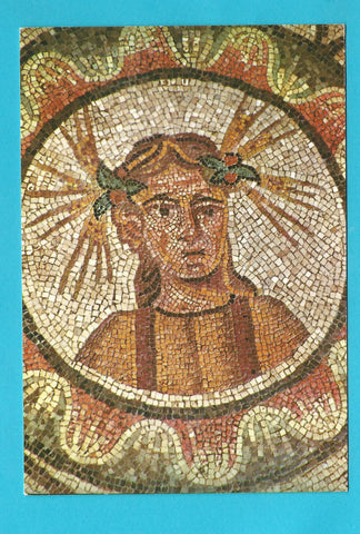 AK Aquileia. Basilica di Poppo. Mosaico pavimentale. Protome dell'estate.