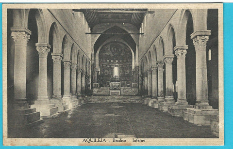 AK Aquileia - Basilica - Interno.