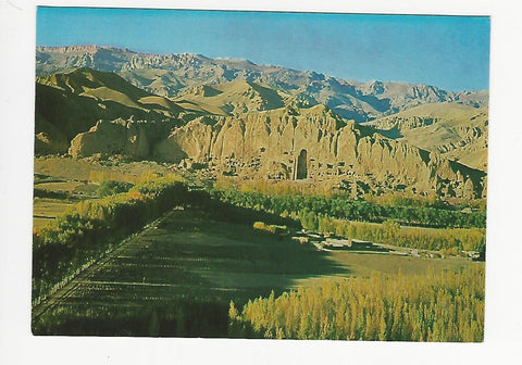 AK Afghanistan. General view of Bamiyan Small Buddha.