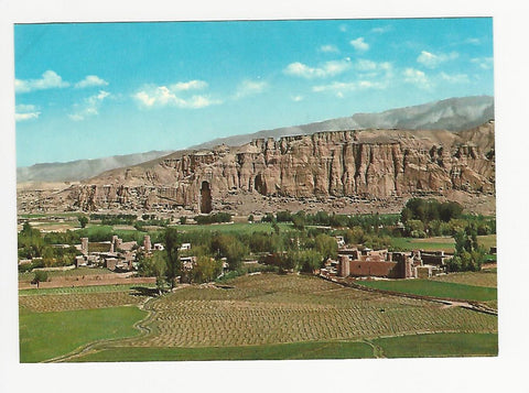 AK Afghanistan. General view of Big Buddah Bamiyan.