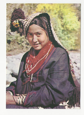 AK West Pakistan. A Kafir Girl Bireer Valley (Kafiristan)