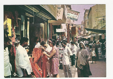 AK West Pakistan. Karachi. Bori Bazar. A Popular Shoping Centre.