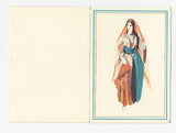 Trachten-Karte Noble Lebanese Lady Costume 1833. From an "Artisanat Libanais" model doll.