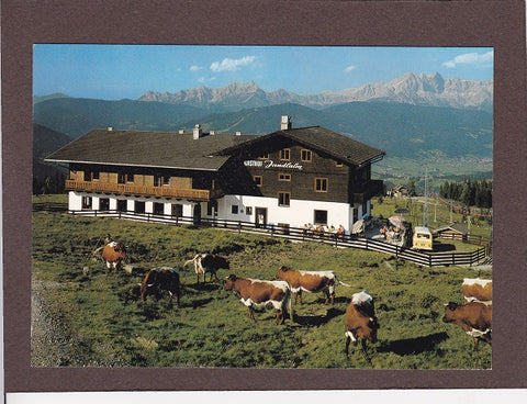 AK Wagrain. Gasthof Jandlalm an der Schischaukel Flachau-Wagrain. Familie Riepler