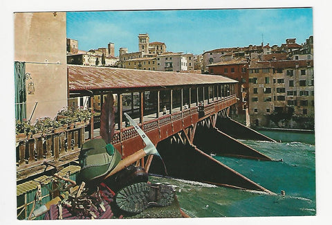 AK Bassano del Grappa. Il Ponte degli Alpini.