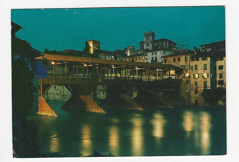 AK Bassano del Grappa. Ponte degli Alpini.