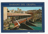 AK Bassano del Grappa. Ponte degli Alpini.
