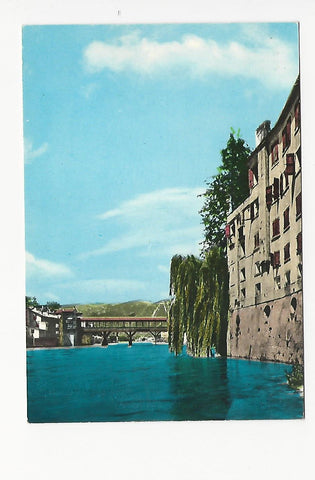 AK Bassano del Grappa. Ponte degli Alpini - Scorcio del Brenta.